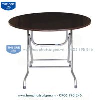 Chân bàn gấp khung inox KBT02
