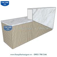 Quầy Lễ Tân Hiện Đại - Cao Cấp QLTCC104