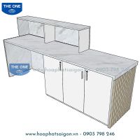 Quầy Lễ Tân Hiện Đại - Cao Cấp QLTCC104