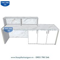 Quầy Lễ Tân Hiện Đại - Cao Cấp QLTCC104