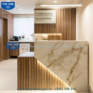 Quầy Lễ Tân Hiện Đại - Cao Cấp QLTCC130