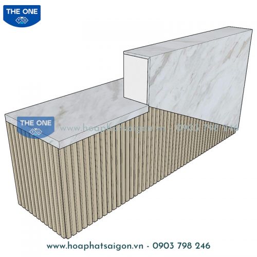Quầy Lễ Tân Hiện Đại - Cao Cấp QLTCC104