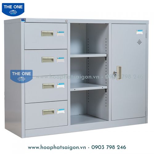 Tủ Sắt Sơn Tĩnh Điện TU118-4D