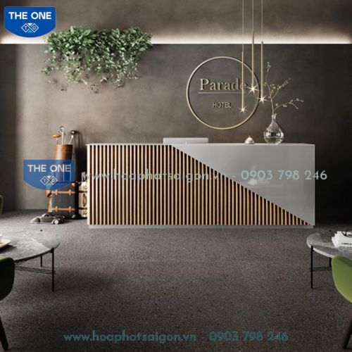 Quầy Lễ Tân Hiện Đại - Cao Cấp QLTCC106