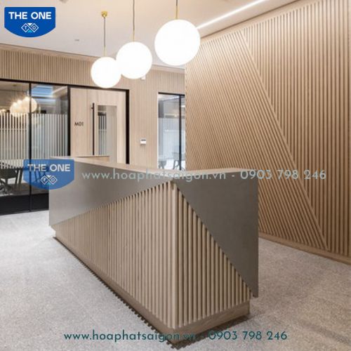 Quầy Lễ Tân Hiện Đại - Cao Cấp QLTCC114