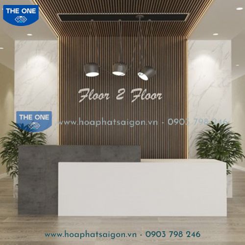 Quầy Lễ Tân Hiện Đại - Cao Cấp QLTCC144